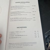 Arabisk special dishes, Vegan plate, Vegetarian Plate  at Arabisk Restaurant in Innsbruck