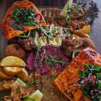 Vegane Platte at Arabisk Restaurant in Innsbruck