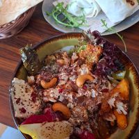 Veggie Bowl at Arabisk Restaurant in Innsbruck