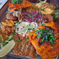 Vegane Platte (für 2) at Arabisk Restaurant in Innsbruck