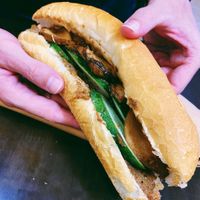 Bahn mi  at Anhly vegan in Sapa