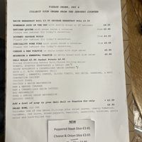 Menu  at The Deli Next Door in Elgin