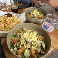 Vegan Caesar salad  at Barrio The Neighbourhood Cafe - Kallithea in Crete