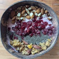 Berry Cherry Superbowl at Barrio The Neighbourhood Cafe - Kallithea in Crete