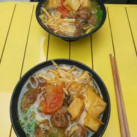Bún rong biển (vegan seaweed noodles) at Ann Yen Vegetarian Garden Grill in Hanoi