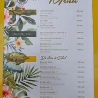 Menu (food) at Ann Yen Vegetarian Garden Grill in Hanoi