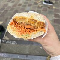 Seasonal sandwich   at Vegan Food Tour in Paris