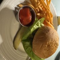 Hawaiian Taro Burger   at 'Umalu in Lahaina