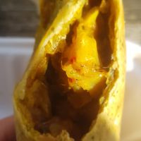 Curried Cauliflower pasty at Ormesby Hall Cafe in Middlesbrough