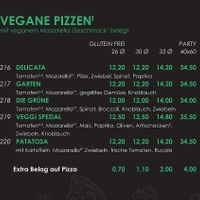Vegan pizza options at Pizzeria Corona 3  in Mannheim