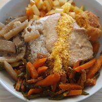 Vegan mix at Devy Indonesian Street Food in Hamburg