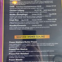 Menu at Indian Lotus - Restaurant and Takeaway in Kaiapoi