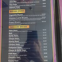 Menu at Indian Lotus - Restaurant and Takeaway in Kaiapoi