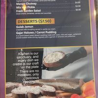 Menu at Indian Lotus - Restaurant and Takeaway in Kaiapoi