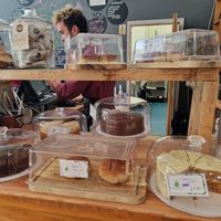 Selection of cakes at Assembly Bar + Kitchen in Leeds