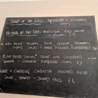 Specials board at Assembly Bar + Kitchen in Leeds