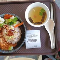 Monkey head satay 😍 at Nature Cafe - SMU - 自然疏食 in Central Singapore