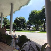 Good view at Nature Cafe - SMU - 自然疏食 in Central Singapore