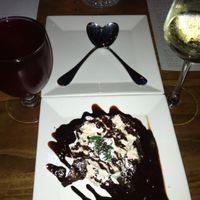 Chocolate Brownie Dessert at Tuning Fork in Studio City