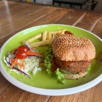 Tofu burger  at Image Cooker in Johor Bahru