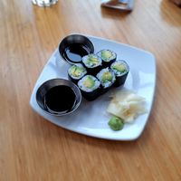 avocado maki at The Pub at Brentwood Bay Resort in Victoria