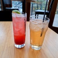 non-alcoholic drinks at The Pub at Brentwood Bay Resort in Victoria