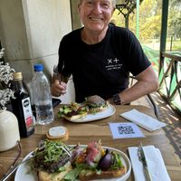 The park setting is so beautiful! Dine inside or out   at Selena Café in Buenos Aires