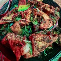 Cumin tofu—recommended!  at Spicy Moon - Chelsea in New York City