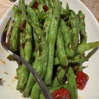 Green beans - recommended!  at Spicy Moon - Chelsea in New York City