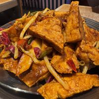 Cumin tofu  at Spicy Moon - Chelsea in New York City