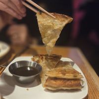 Scallion pancake at Spicy Moon - Chelsea in New York City