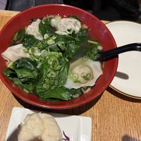 Wonton soupp  at Spicy Moon - Chelsea in New York City