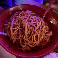 Dan dan noodles  at Spicy Moon - Chelsea in New York City