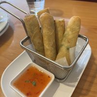 Spring rolls — also very yummy!   at Sara Thai Kitchen in Salt Lake City