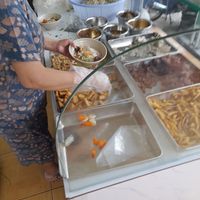 Selection of vegan foods at Don Gian Chay in Ho Chi Minh City