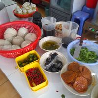 Selection of vegan foods at Don Gian Chay in Ho Chi Minh City