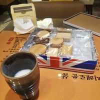 They showed me they had some british biscuits 😹😹 at Zi Yuay Tsian Shir - Day Moon Zen Food in Tainan