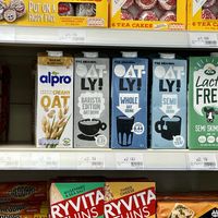 Oat milks   at Kirkmichael Community Shop and Cafe in Maybole