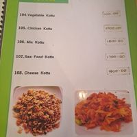 Vegetarisches Kottu at The Flavors Restaurant in Tissamaharama