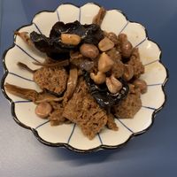 Seitan with morel mushrooms (kao fu)  at Asian Pavillon in Vienna