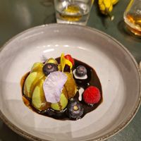 Dolce al basilico at Collegio Culinario in Lucca