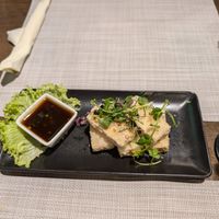 Vorspeise: gebackener Tofu at Chinarestaurant zum Goldenen Panda in Baden