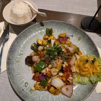 Vegetarische 8 Schätze mit Nüssen at Chinarestaurant zum Goldenen Panda in Baden