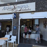 Ice cream shop at Antiu Xixona - Costa Teguise in Lanzarote