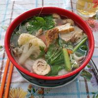 Hu tieu (27.000 vnd) at Tin Nghia in Ho Chi Minh City