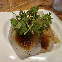 Local onion at Isogami Gyoza Bar Tomako in Kobe