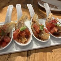 Tomato gyozas  at Isogami Gyoza Bar Tomako in Kobe