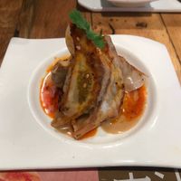 Chili gyoza at Isogami Gyoza Bar Tomako in Kobe