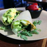 Brekkie Burrito at Salud Live Kitchen and Juice Bar in Bend