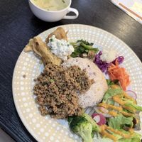 Mai's plate was delicious. So many good flavours    at Mai No Ki in Tokyo